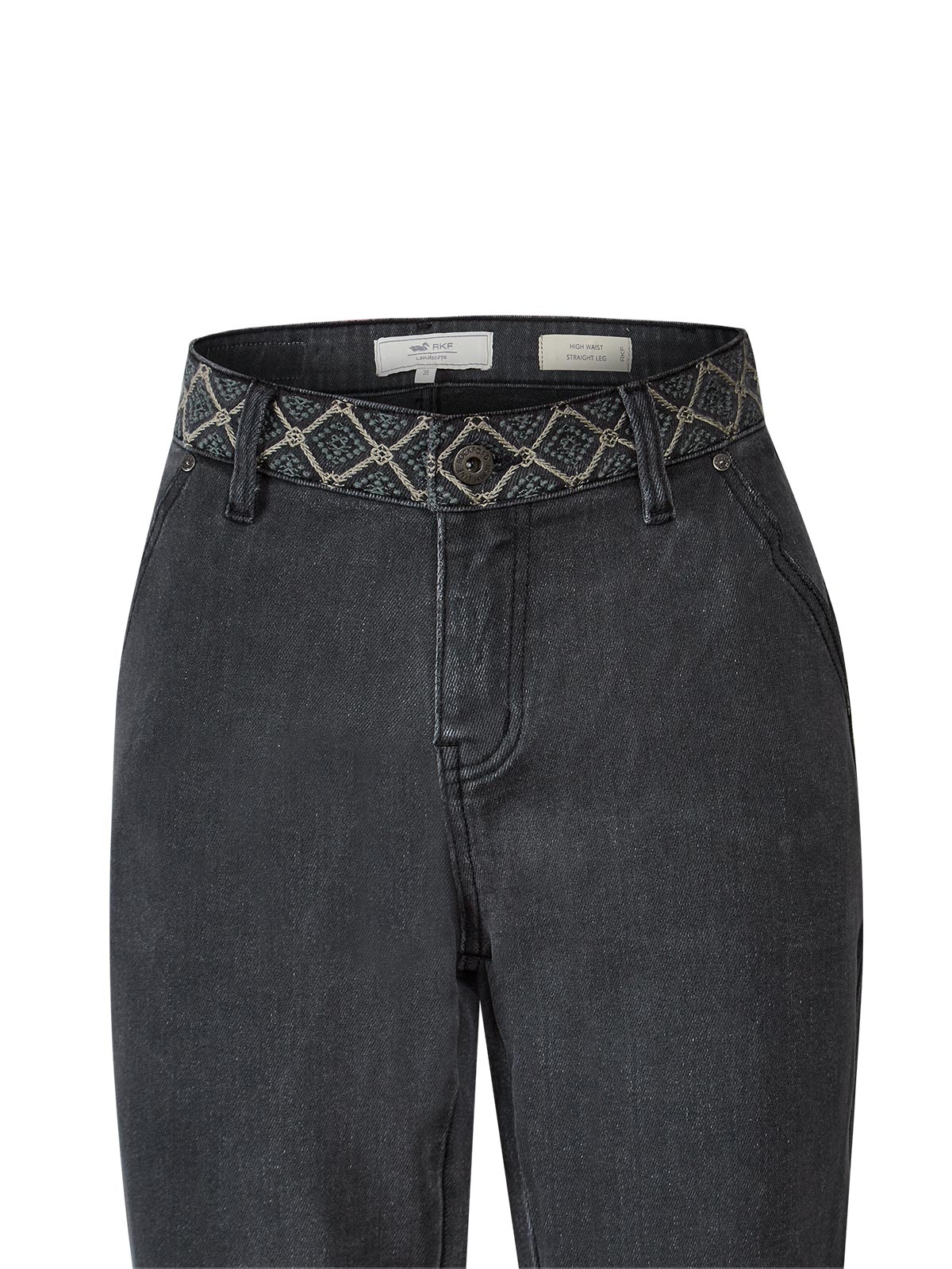 Jeans Algodón Mujer Eclipse Gris Rockford