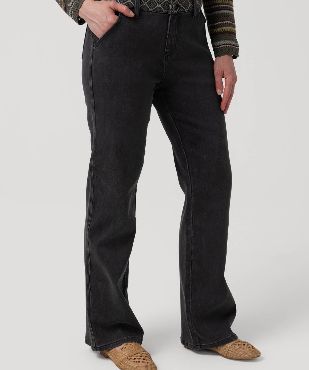 Jeans Algodón Mujer Eclipse Gris Rockford