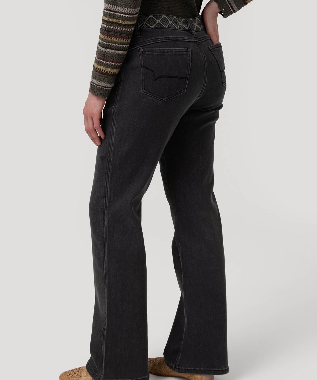Jeans Algodón Mujer Eclipse Gris Rockford