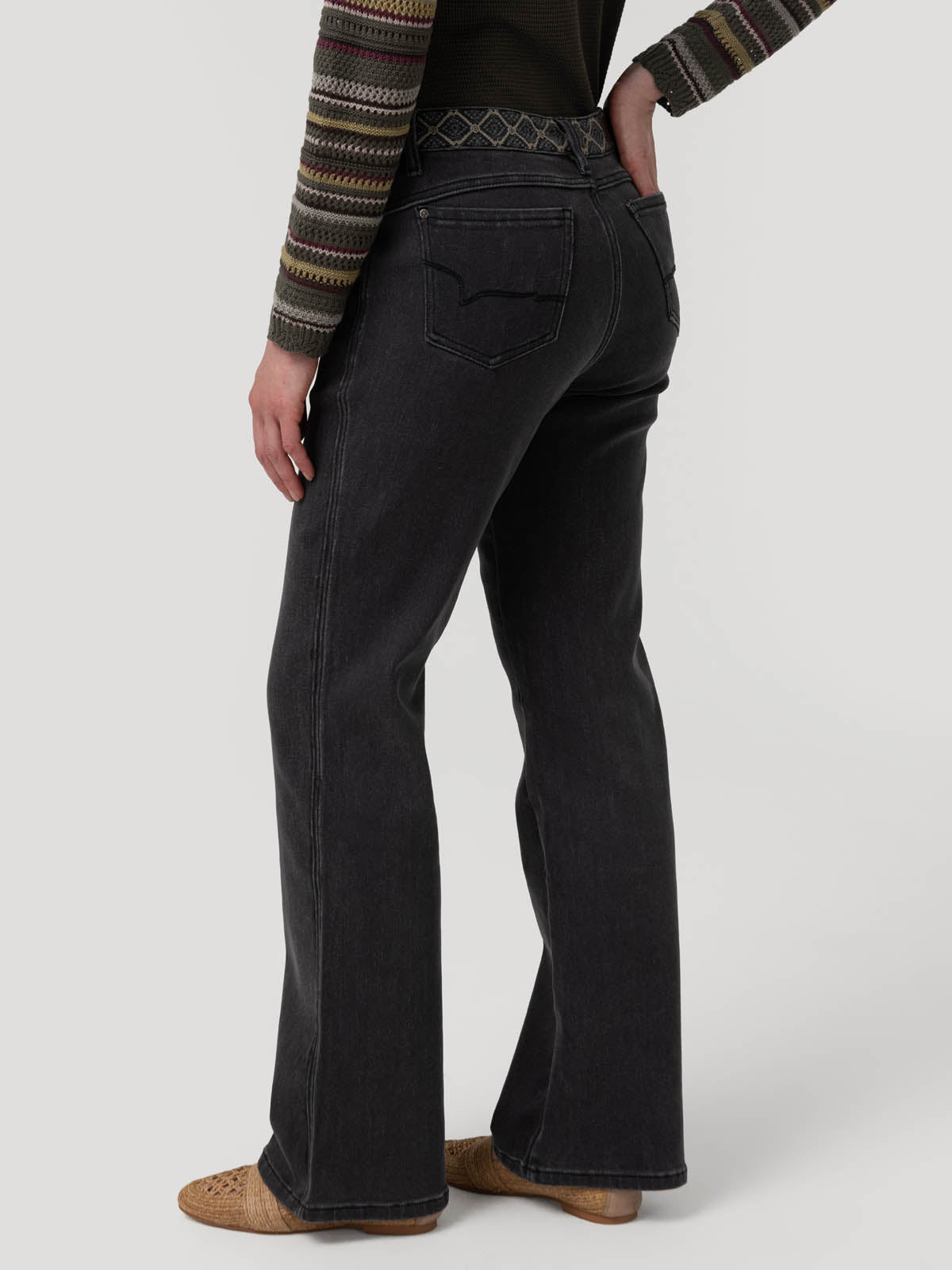 Jeans Algodón Mujer Eclipse Gris Rockford