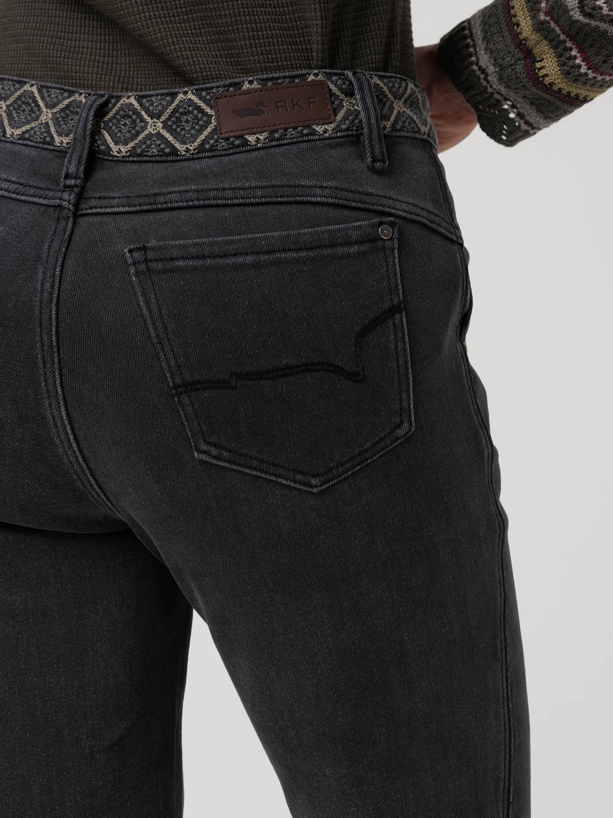 Jeans Algodón Mujer Eclipse Gris Rockford