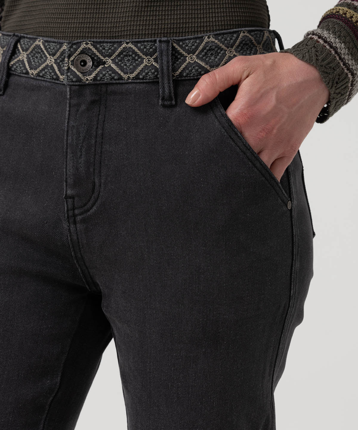 Jeans Algodón Mujer Eclipse Gris Rockford