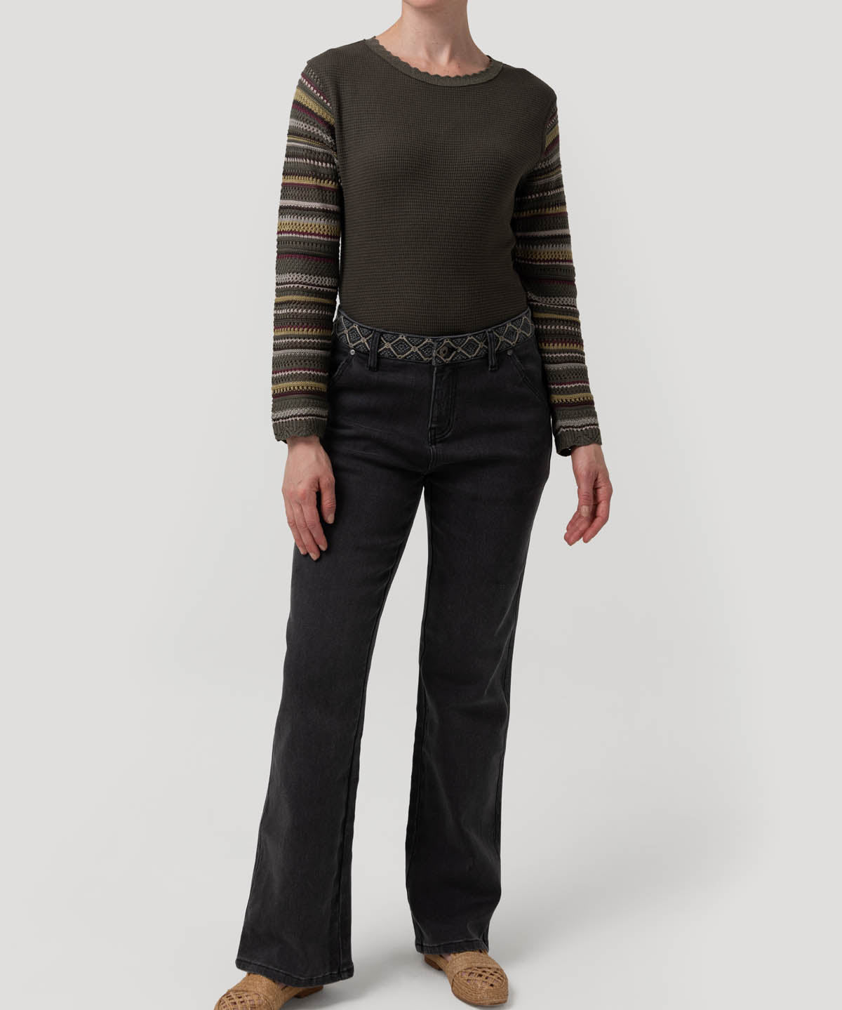 Jeans Algodón Mujer Eclipse Gris Rockford