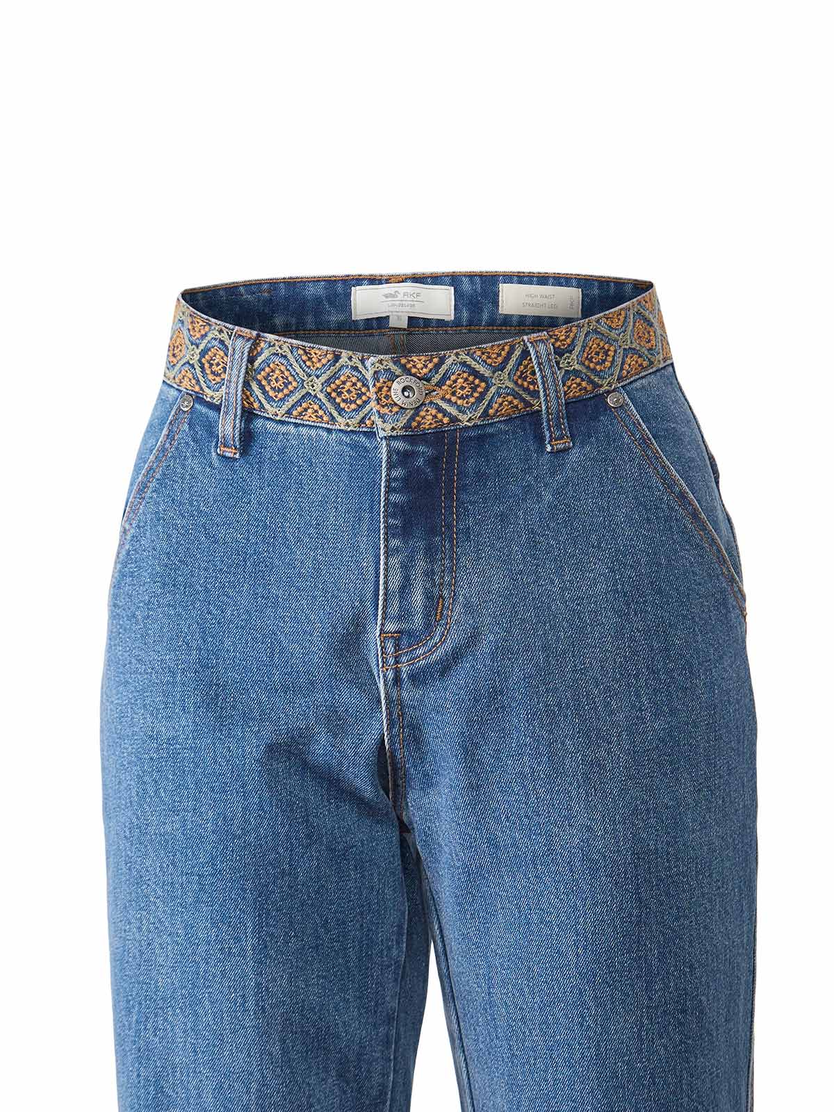 Jeans Algodón Mujer Eclipse Azul Rockford