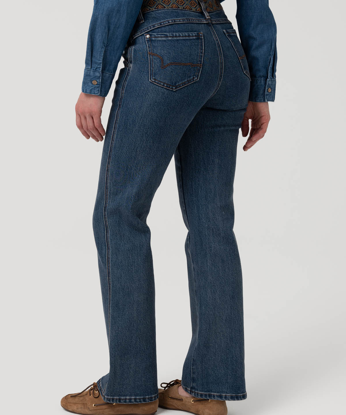 Jeans Algodón Mujer Eclipse Azul Rockford