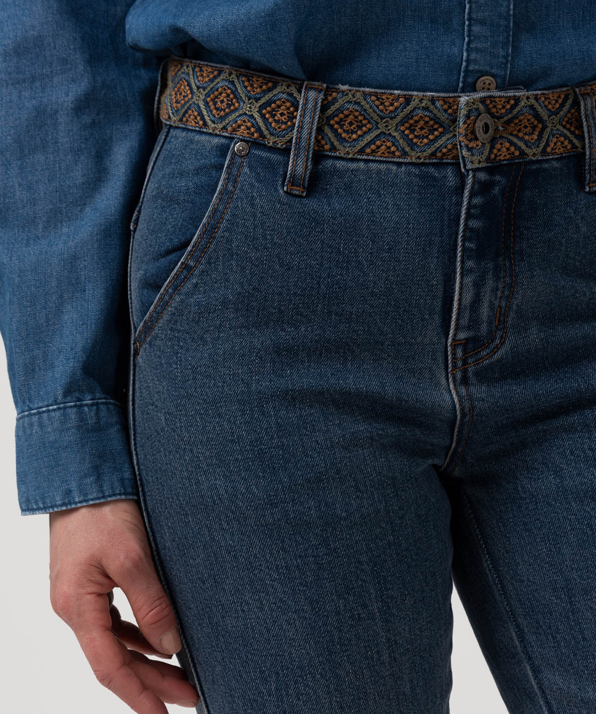 Jeans Algodón Mujer Eclipse Azul Rockford