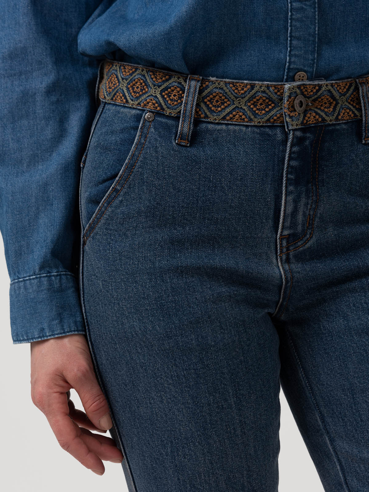 Jeans Algodón Mujer Eclipse Azul Rockford