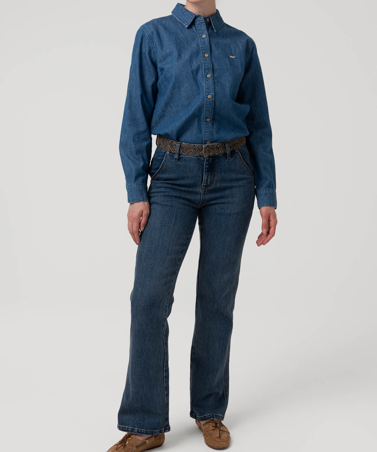 Jeans Algodón Mujer Eclipse Azul Rockford