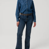 Jeans Algodón Mujer Eclipse Azul Rockford