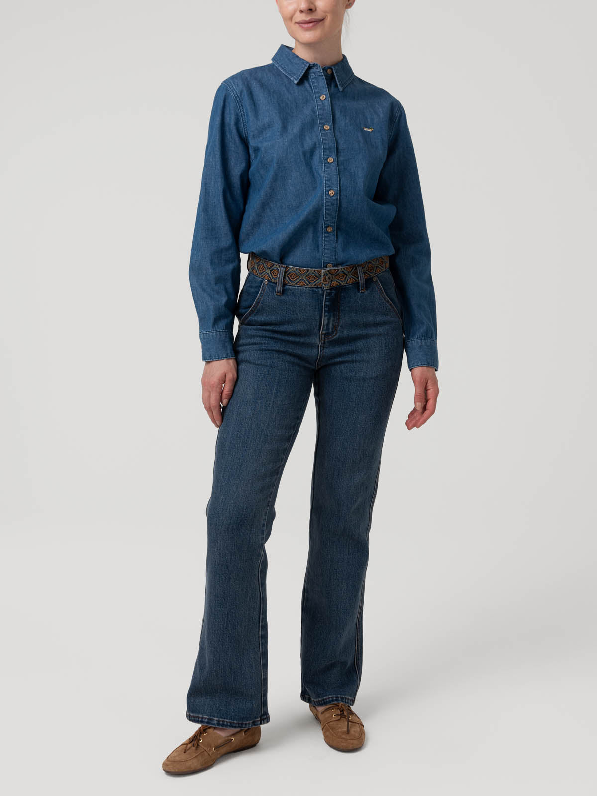 Jeans Algodón Mujer Eclipse Azul Rockford