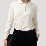 Polera Algodón Mujer Godwin Blanco Rockford