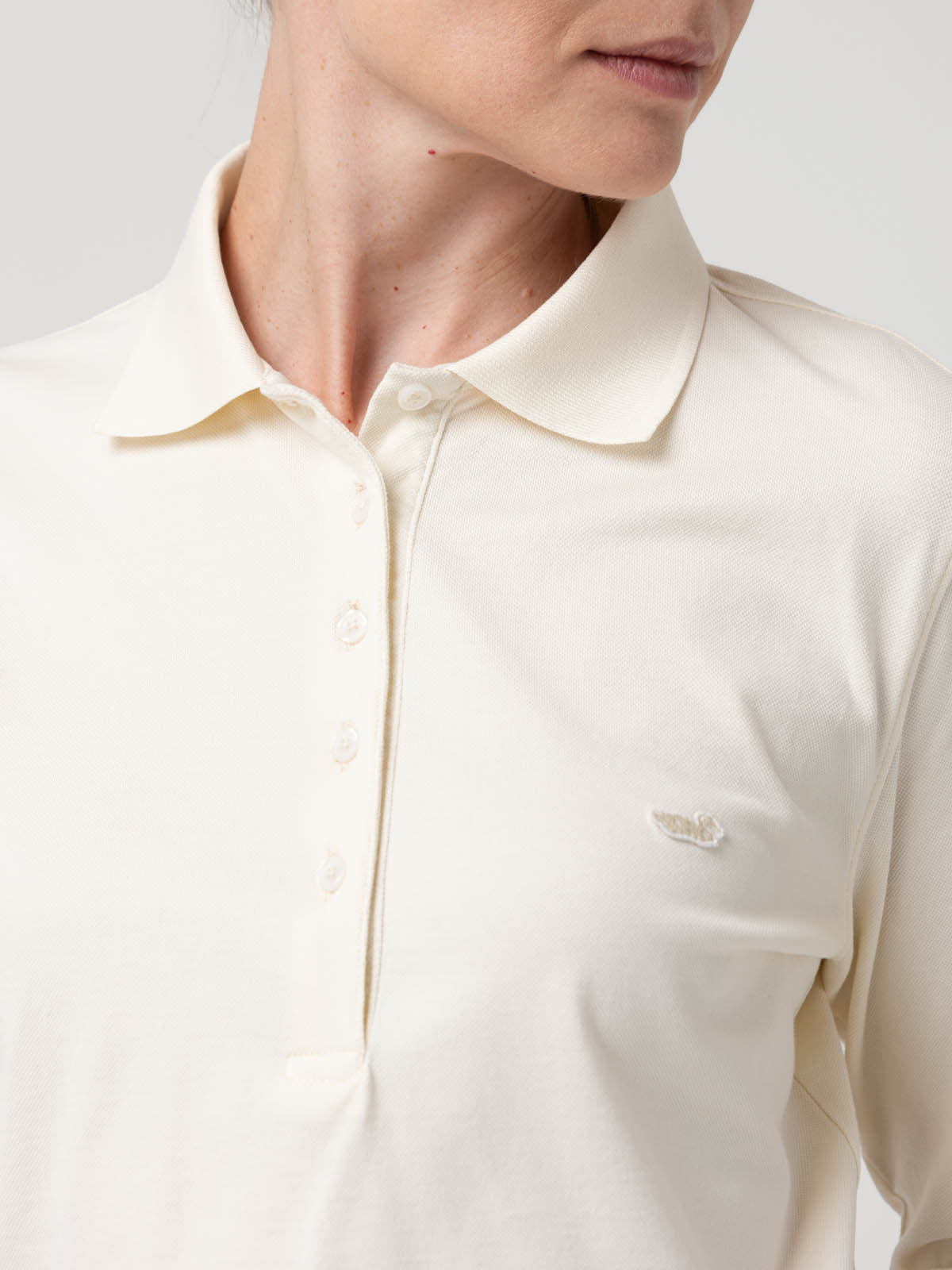 Polera Algodón Mujer Godwin Blanco Rockford