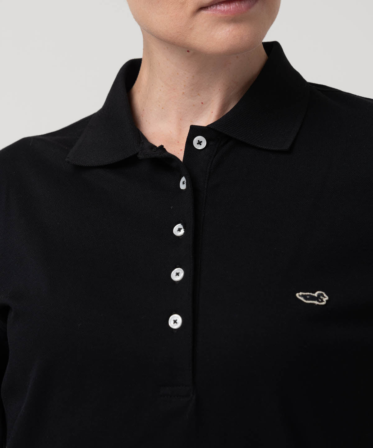 Polera Algodón Mujer Godwin Azul Rockford