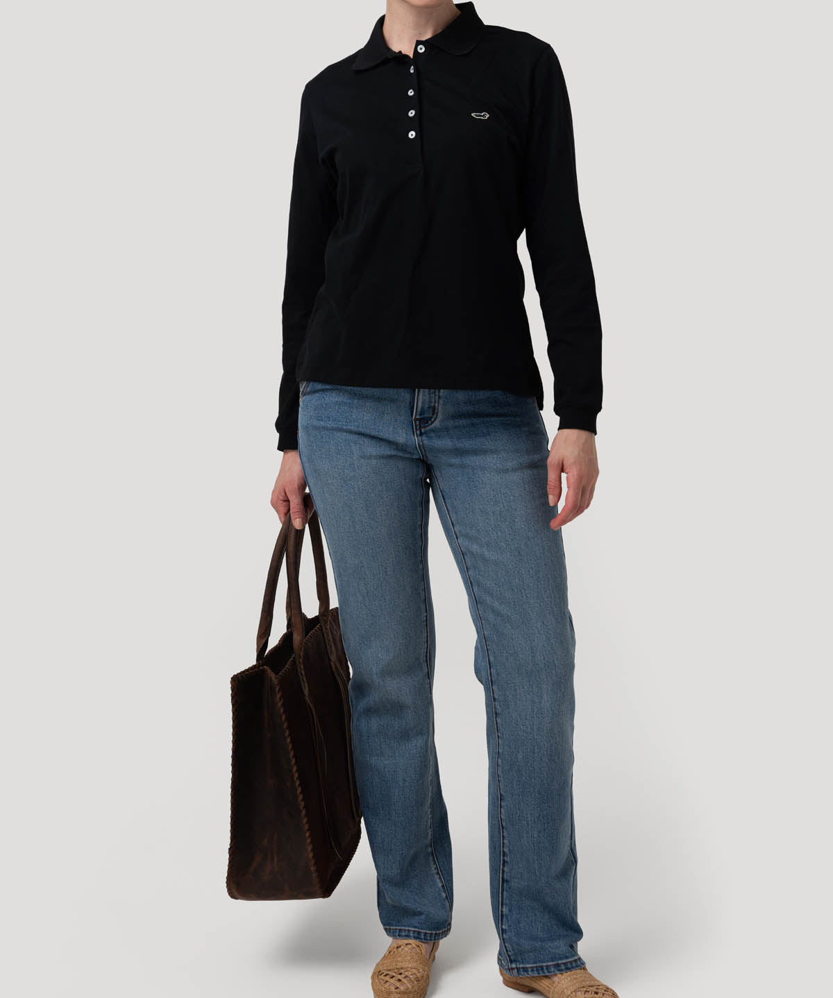 Polera Algodón Mujer Godwin Azul Rockford
