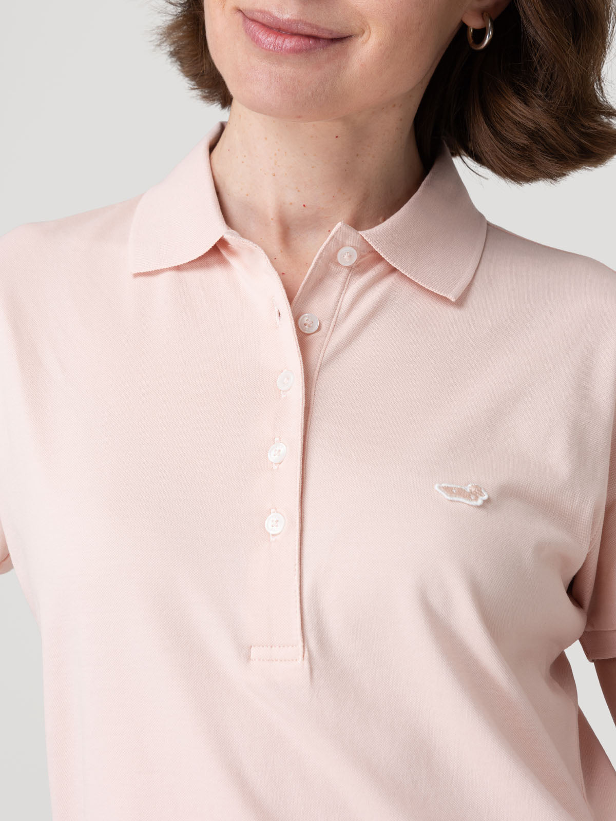 Polera Algodón Pima Mujer Sandie Rosado Rockford