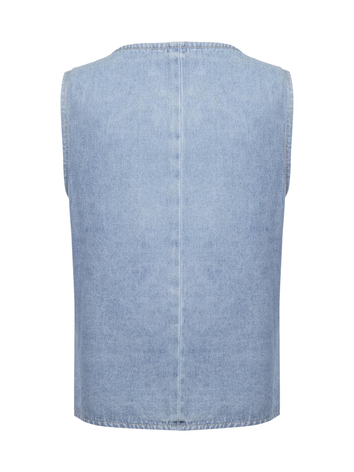 Blusa Algodón Orgánico Mujer Boravest Azul Rockford