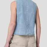 Blusa Algodón Orgánico Mujer Boravest Azul Rockford