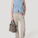 Blusa Algodón Orgánico Mujer Boravest Azul Rockford