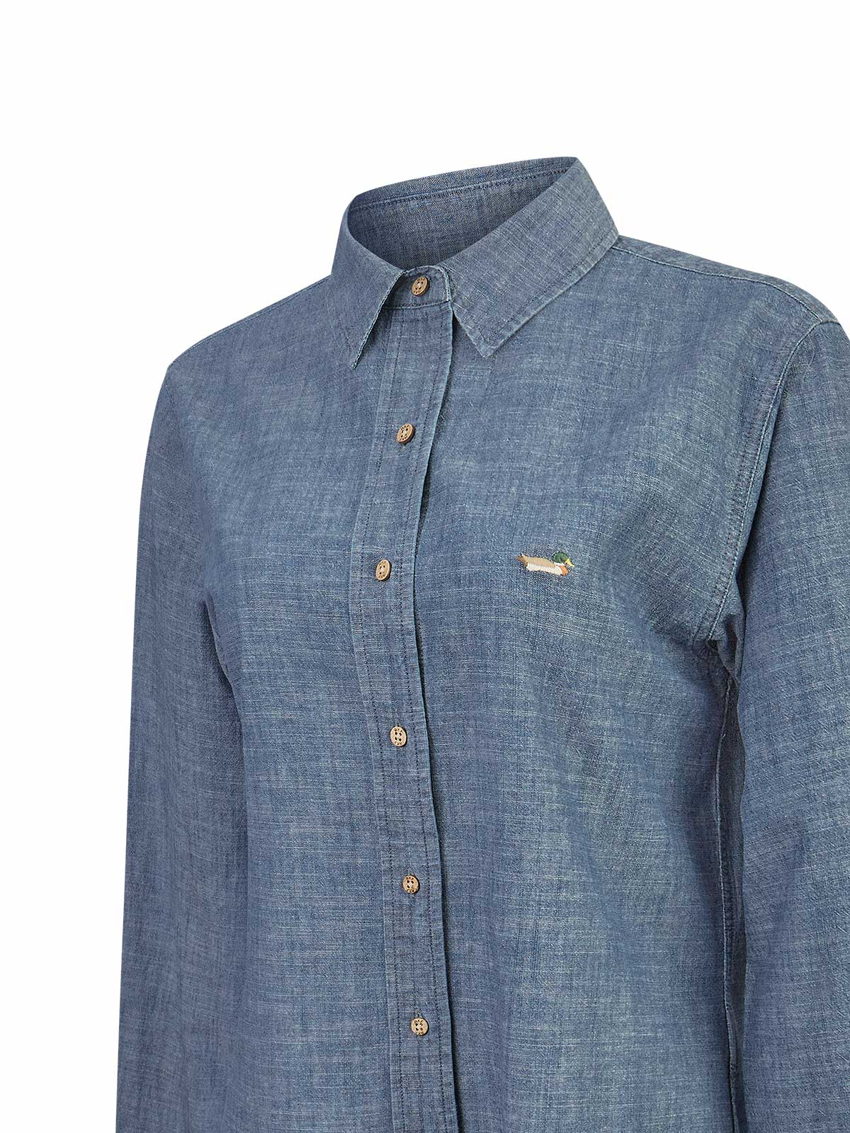 Blusa Algodón Mujer Moroco Azul Rockford