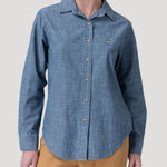 Blusa Algodón Mujer Moroco Azul Rockford