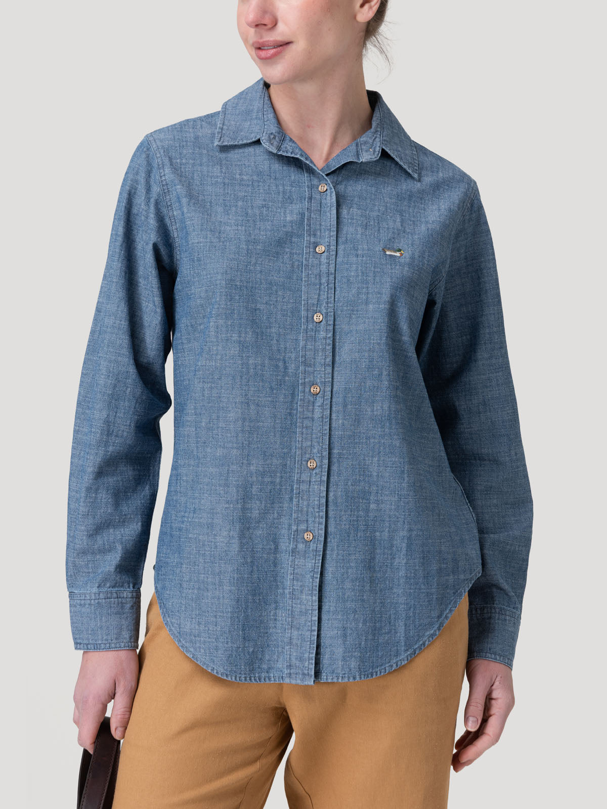 Blusa Algodón Mujer Moroco Azul Rockford