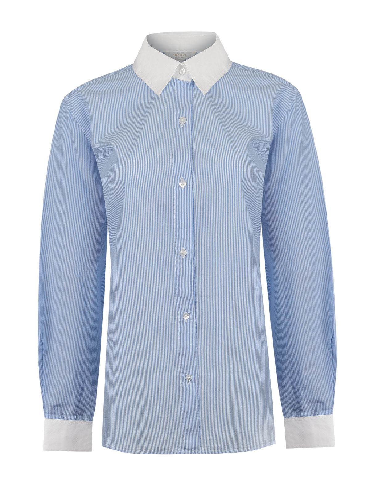Blusa Algodón Mujer Melia Celeste Rockford