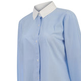 Blusa Algodón Mujer Melia Celeste Rockford