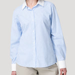 Blusa Algodón Mujer Melia Celeste Rockford