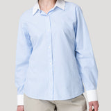 Blusa Algodón Mujer Melia Celeste Rockford