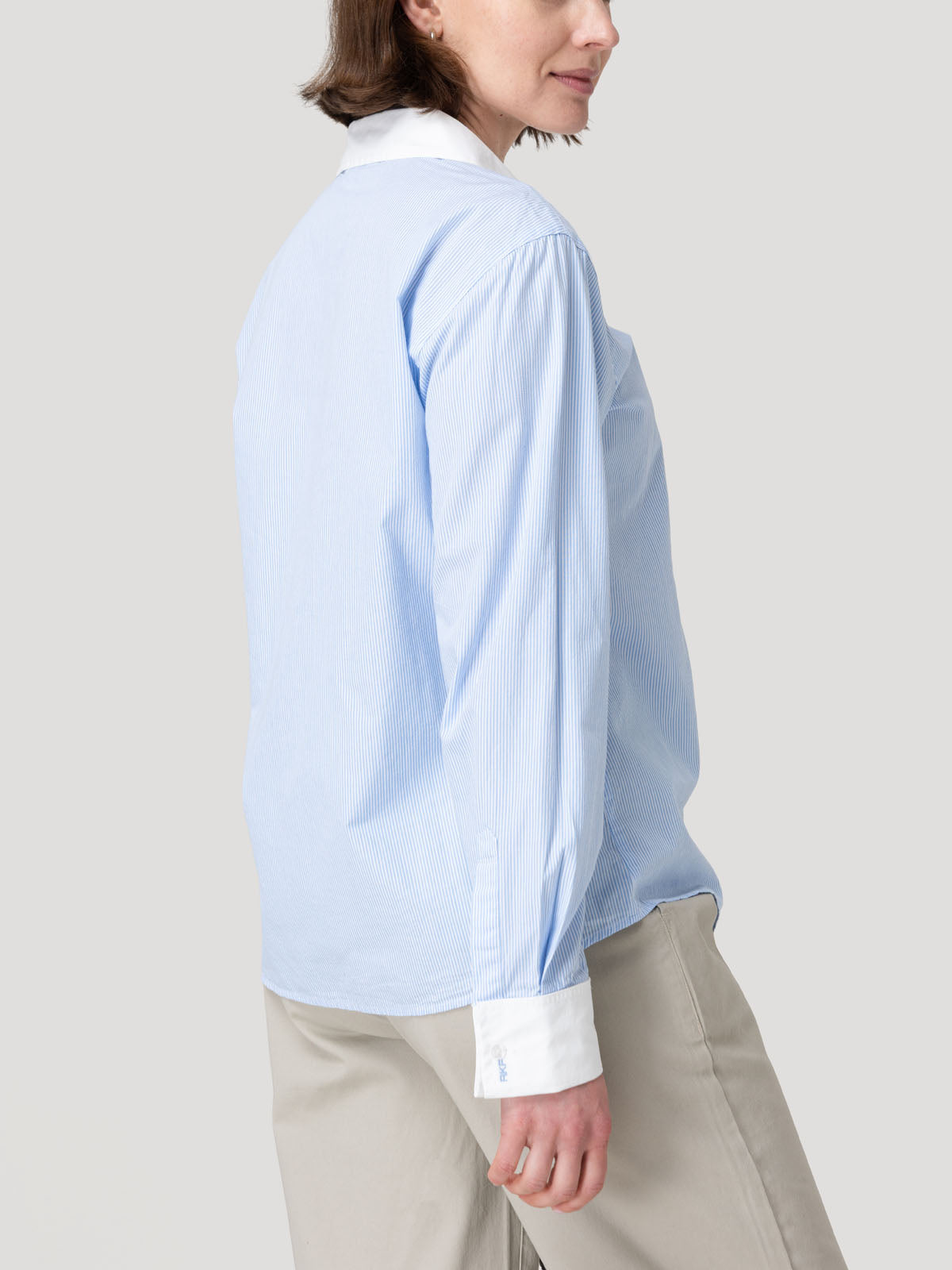 Blusa Algodón Mujer Melia Celeste Rockford