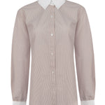 Blusa Algodón Mujer Melia Café Rockford