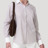 Blusa Algodón Mujer Melia Café Rockford