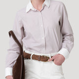 Blusa Algodón Mujer Melia Café Rockford