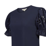 Polera Fibras Naturales Mujer Verbena Azul Rockford