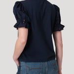 Polera Fibras Naturales Mujer Verbena Azul Rockford
