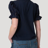 Polera Fibras Naturales Mujer Verbena Azul Rockford
