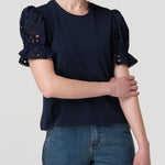 Polera Fibras Naturales Mujer Verbena Azul Rockford