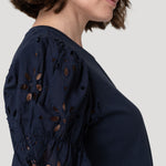 Polera Fibras Naturales Mujer Verbena Azul Rockford