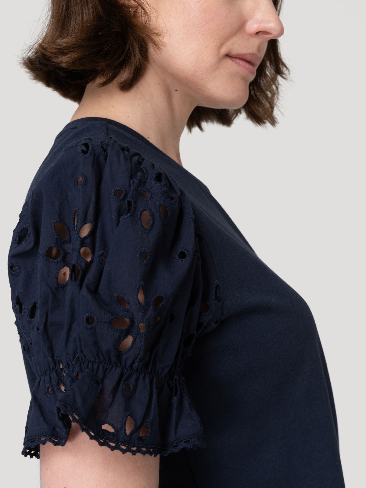 Polera Fibras Naturales Mujer Verbena Azul Rockford