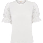 Polera Fibras Naturales Mujer Verbena Blanco Rockford