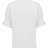 Polera Fibras Naturales Mujer Verbena Blanco Rockford