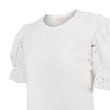 Polera Fibras Naturales Mujer Verbena Blanco Rockford
