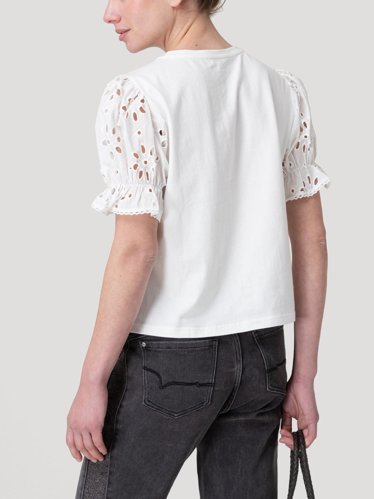 Polera Fibras Naturales Mujer Verbena Blanco Rockford