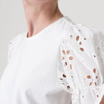 Polera Fibras Naturales Mujer Verbena Blanco Rockford