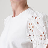 Polera Fibras Naturales Mujer Verbena Blanco Rockford
