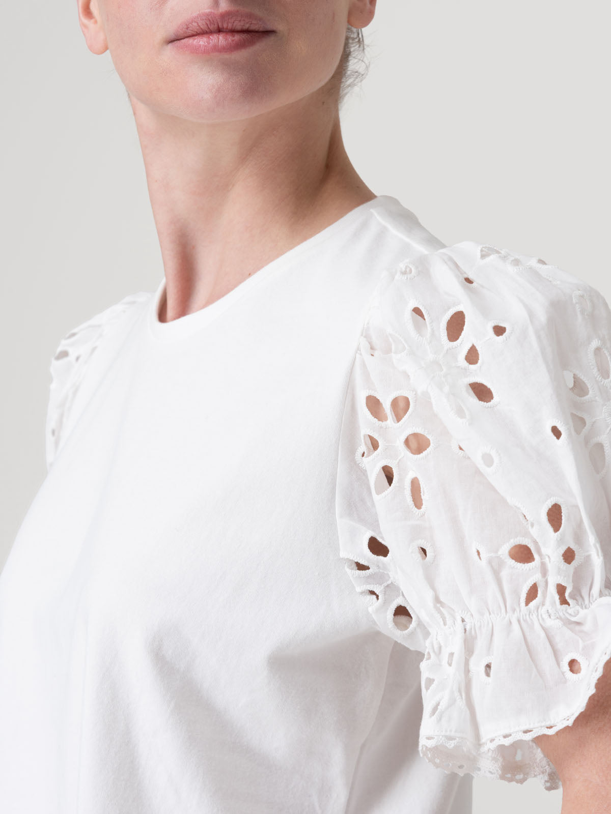 Polera Fibras Naturales Mujer Verbena Blanco Rockford