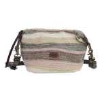 Cartera Algodon Organico Mujer Crochet Samba Cross Beige Rockford