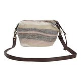 Cartera Algodon Organico Mujer Crochet Samba Cross Beige Rockford