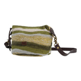 Cartera Algodon Organico Mujer Crochet Samba Cross Verde Rockford