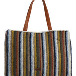 Cartera Algodon Organico Mujer Crochet Mar Tote Multicolor Rockford